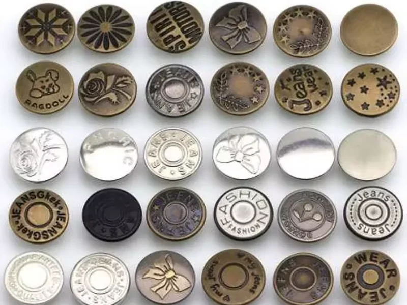 assorted jeans button collection for oem denim production